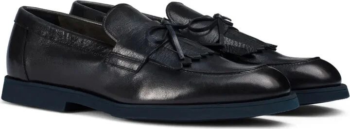 Fringed Leather Loafers - Image 2