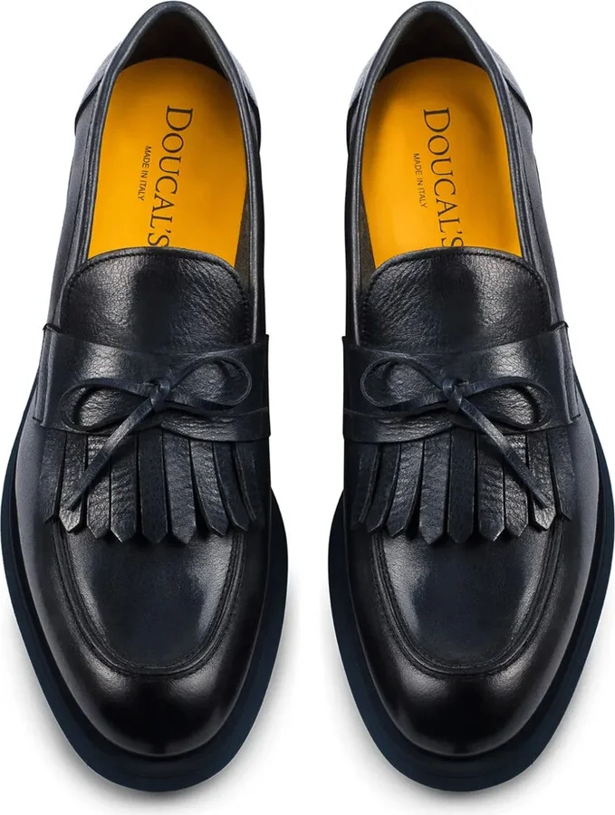 Fringed Leather Loafers - Image 3