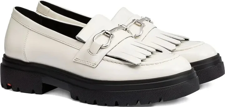 Fringed Leather Loafers - Image 2