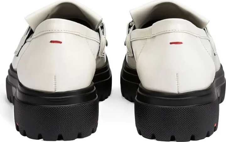 Fringed Leather Loafers - Image 3