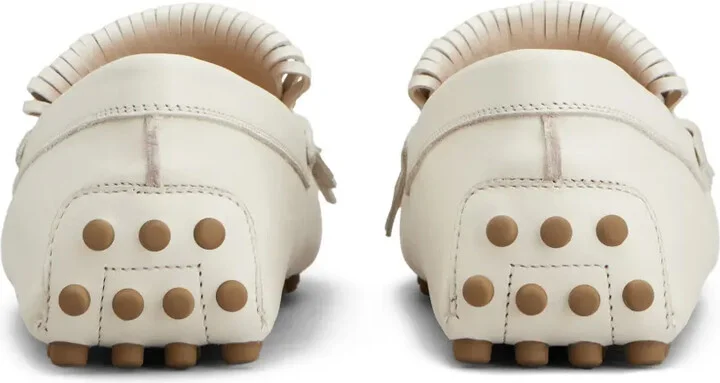 Fringed Leather Loafers - Image 3
