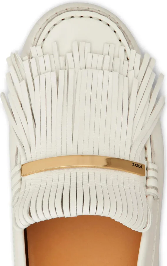 Fringed Leather Loafers - Image 5
