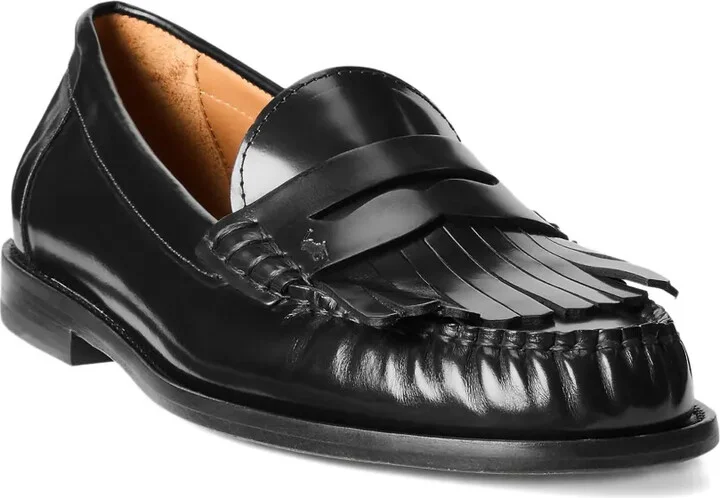 Fringed Leather Loafers - Image 2