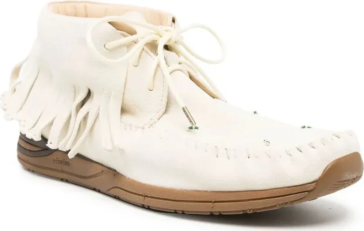 Fringed Leather Loafers - Image 2