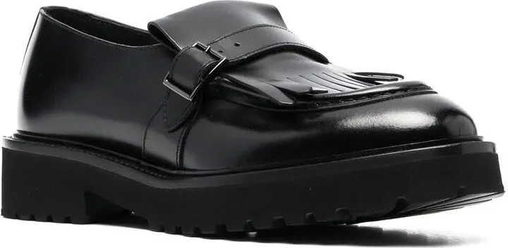 Fringed Leather Loafers - Image 2
