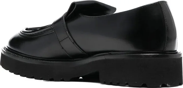 Fringed Leather Loafers - Image 3