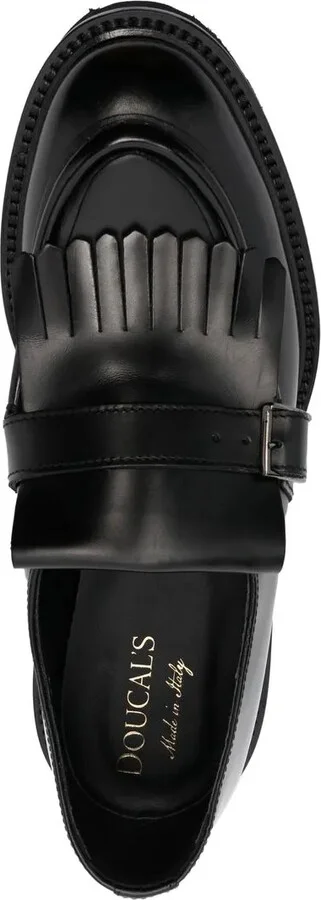 Fringed Leather Loafers - Image 4
