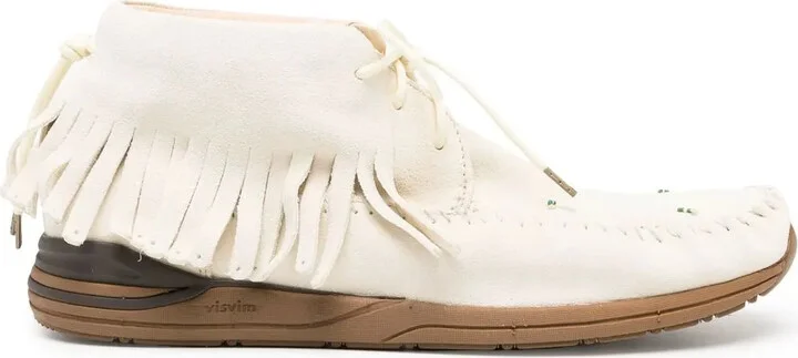 Fringed Leather Loafers