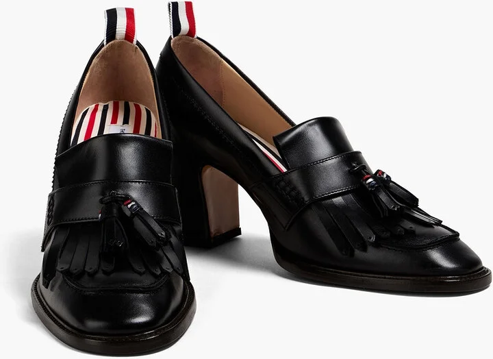 Fringed leather pumps - Image 2