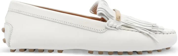 Fringed Pebble Loafers