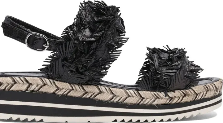 Fringed Platform Sandals - Image 2