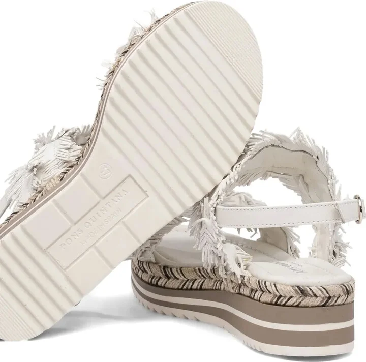 Fringed Platform Sandals - Image 4