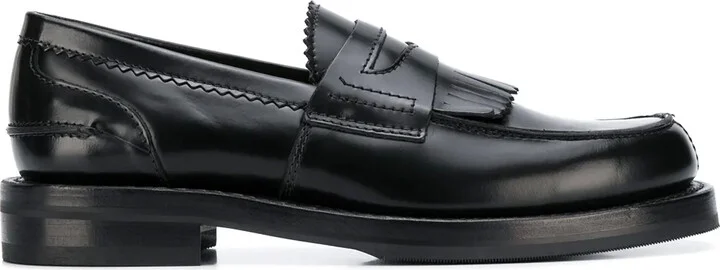 Fringed Slip-On Loafers