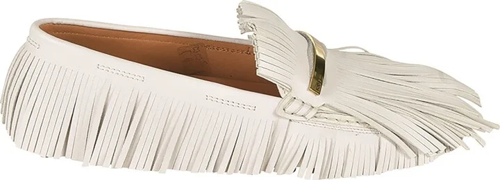 Fringed Slip-on Sliders