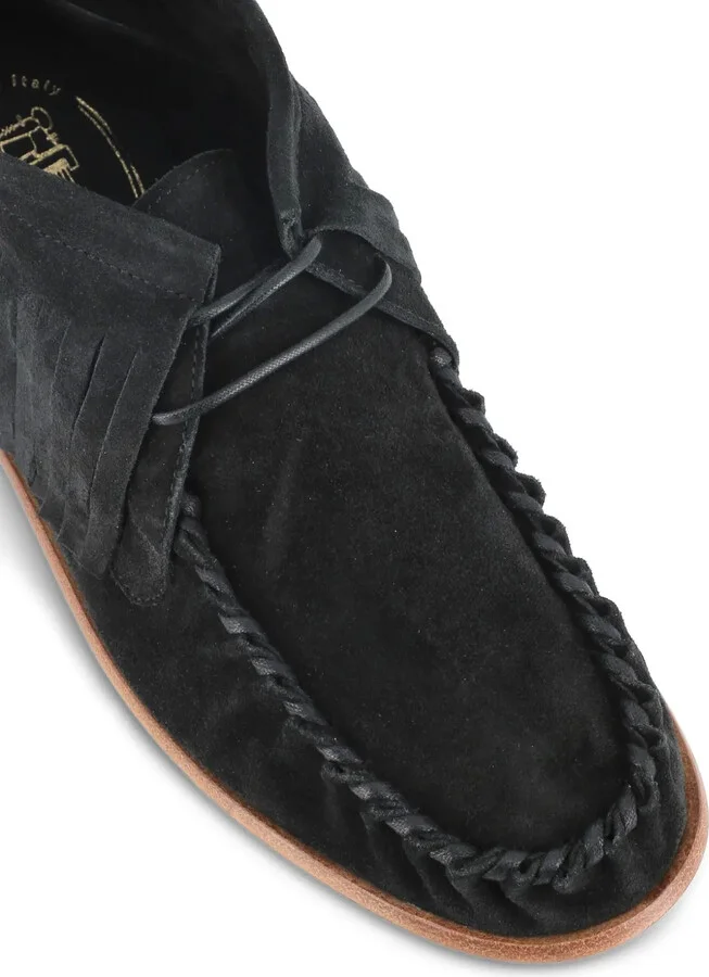 Fringed Suede Ankle Boots - Image 5