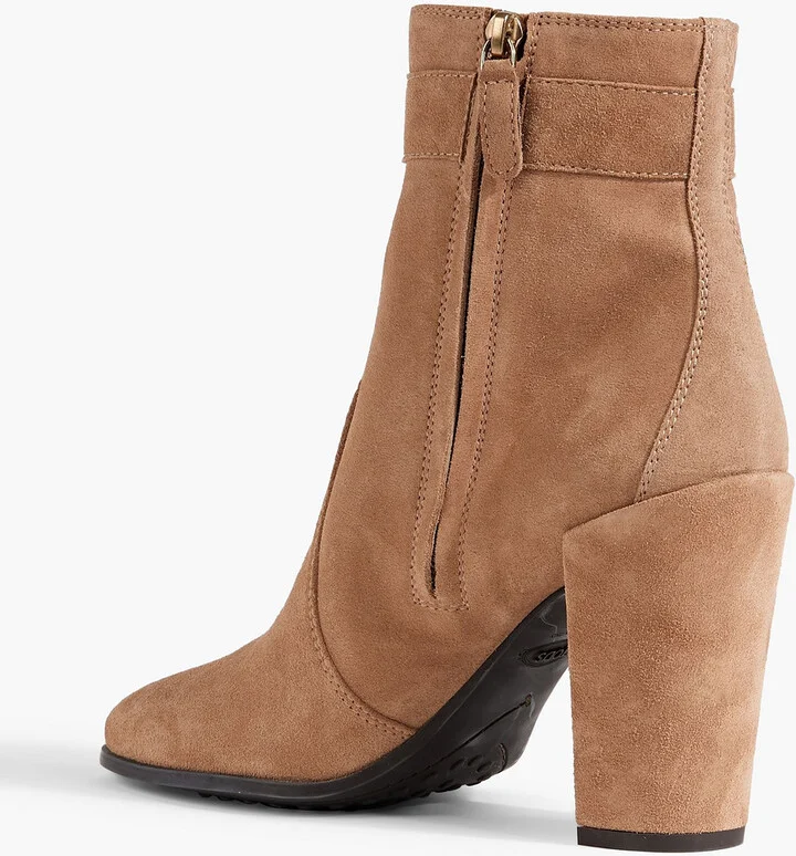 Fringed suede ankle boots - Image 3