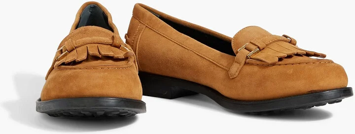 Fringed suede loafers - Image 2