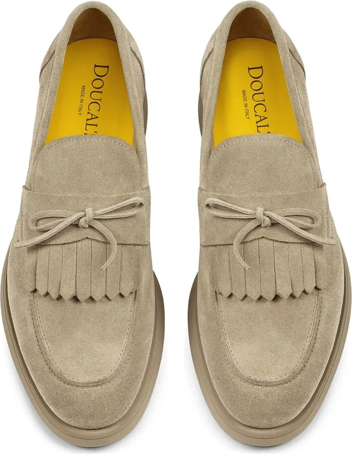 Fringed Suede Loafers - Image 3