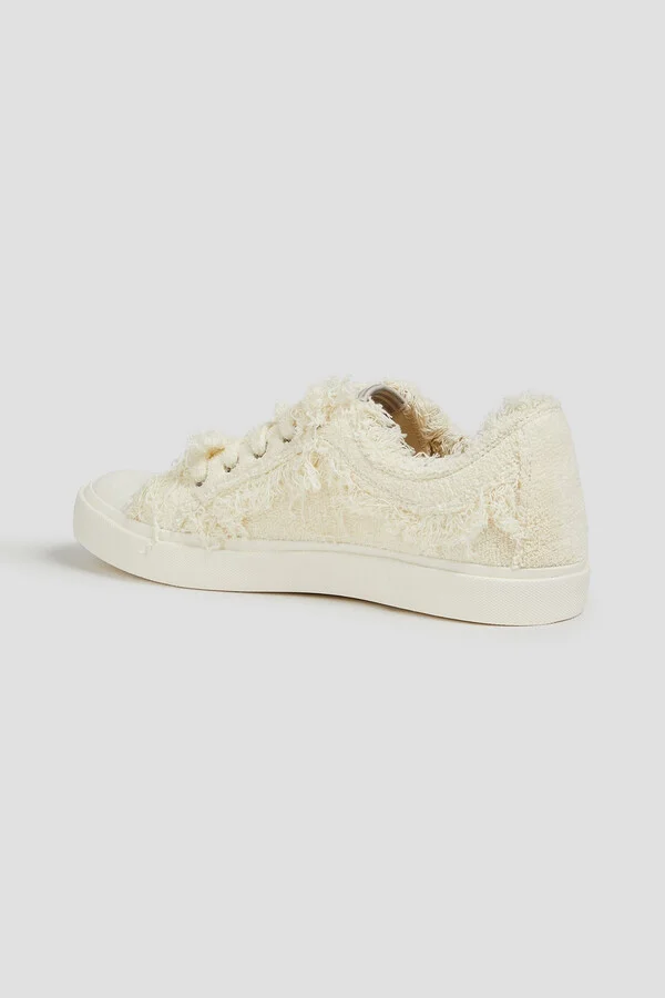 Fringed terry sneakers - Image 3