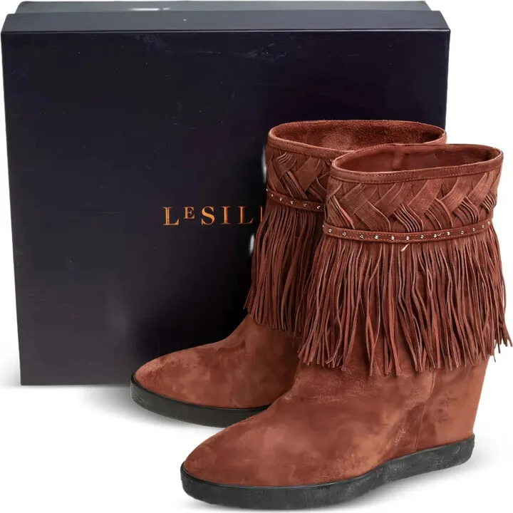 Fringed Woven Boots - Image 5