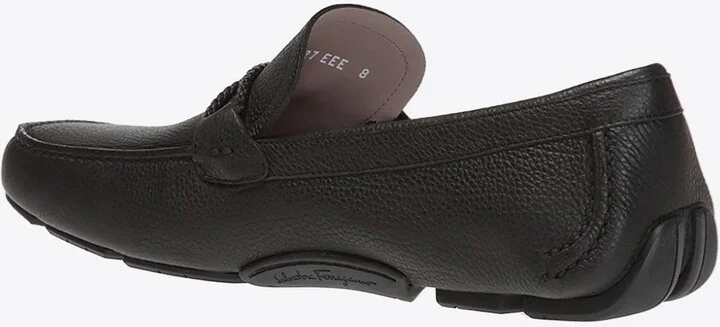 Front 4 Calf Leather Loafers - Image 2