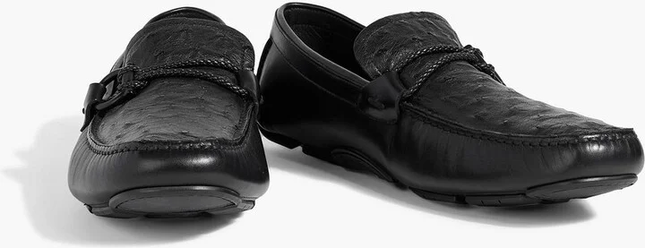 Front 4 embellished leather loafers - Image 2