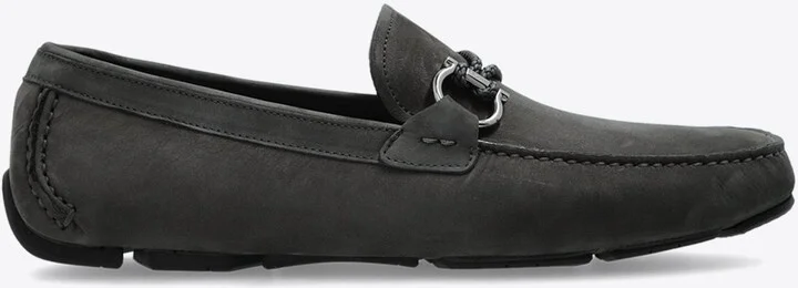 Front 4 Gancini Buckle Loafers