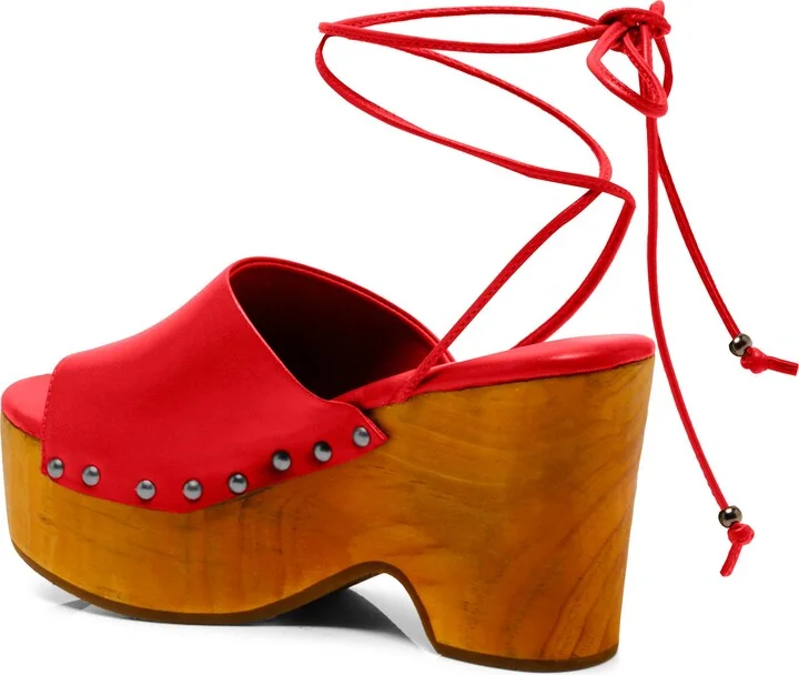 Front Row Ankle Wrap Platform Sandal - Image 2