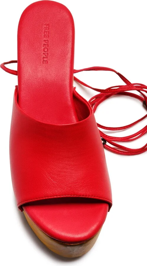 Front Row Ankle Wrap Platform Sandal - Image 5