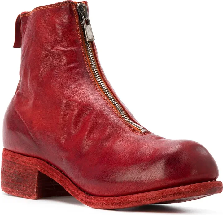 Front Zip Ankle Boots - Image 2