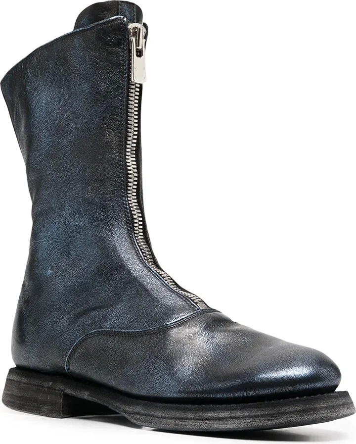 Front-Zip Ankle Boots - Image 2