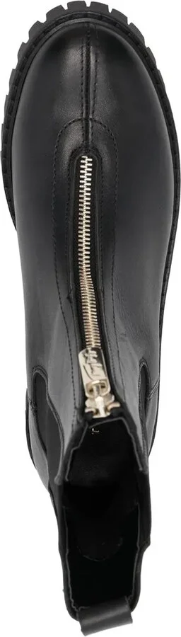 Front Zip-Fastening Ankle Boots - Image 4