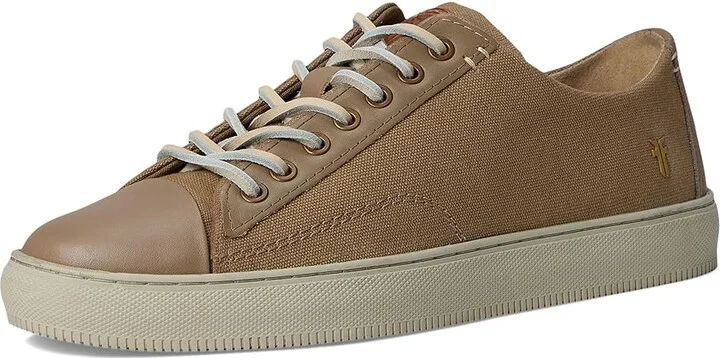 Frye Astor Cap Toe Low Lace Men's Shoes Khaki : 11.5 D - Medium, Canvas/Leather - Image 5