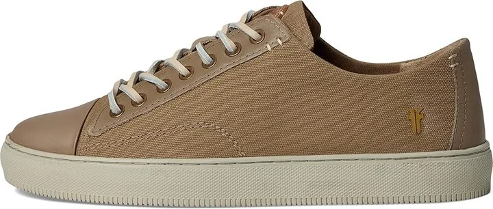 Frye Astor Cap Toe Low Lace Men's Shoes Khaki : 11.5 D - Medium, Canvas/Leather - Image 6