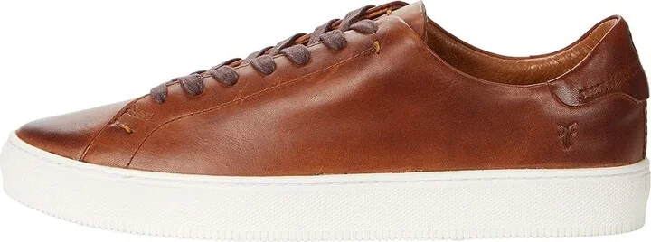 Frye Astor Low Lace Men's Lace up casual Shoes Caramel Antique Pull Up : 8 D - Medium, Leather - Image 6