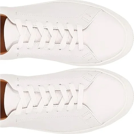 Frye Astor Low Lace Men's Lace up casual Shoes White Tumbled Cow : 8 D - Medium, Leather - Image 3