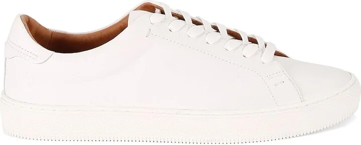 Frye Astor Low Lace Men's Lace up casual Shoes White Tumbled Cow : 8 D - Medium, Leather - Image 7