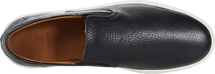 Frye Astor Slip-On Men's Shoes Black Crust Veg Tan Tumbled : 9.5 D - Medium, Leather - Image 2