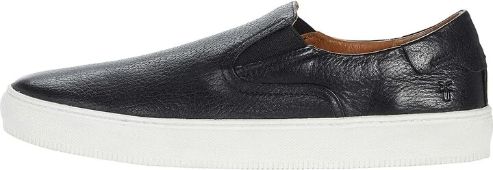Frye Astor Slip-On Men's Shoes Black Crust Veg Tan Tumbled : 9.5 D - Medium, Leather - Image 6