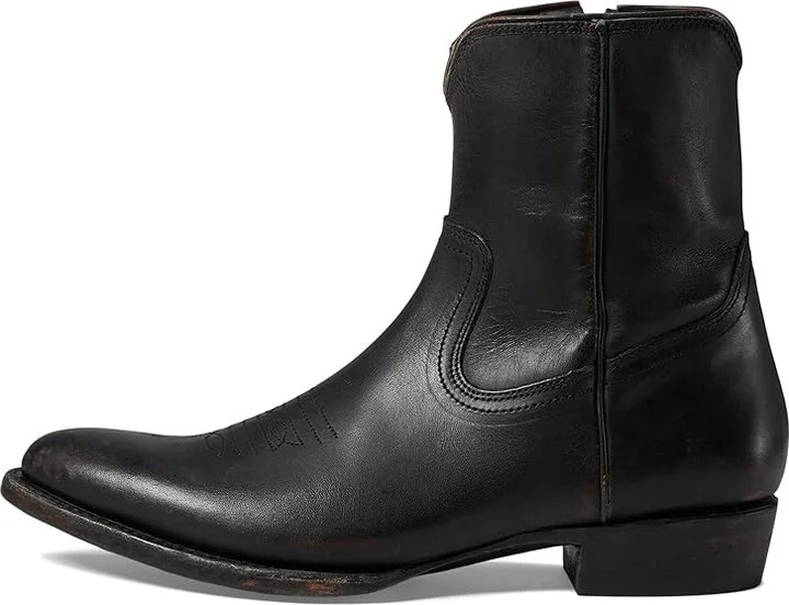 Frye Austin Inside Zip Men's Boots Black 2 : 9 D - Medium, Leather - Image 5