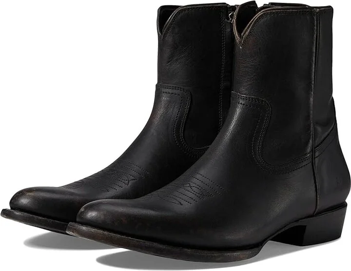 Frye Austin Inside Zip Men's Boots Black 2 : 9 D - Medium, Leather