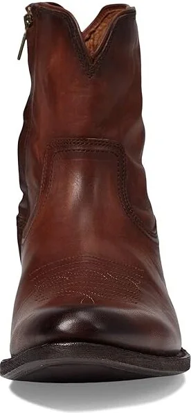 Frye Austin Inside Zip Men's Boots Cognac : 8 D - Medium, Leather - Image 2