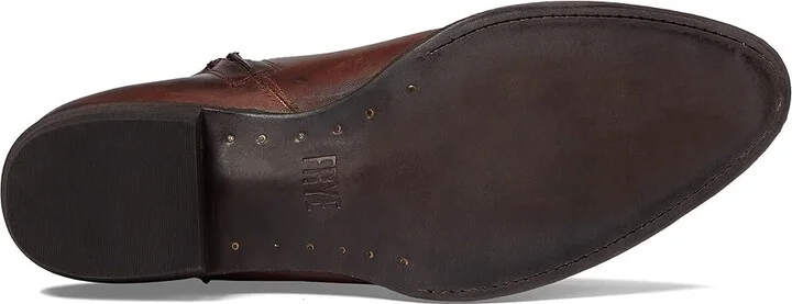 Frye Austin Inside Zip Men's Boots Cognac : 8 D - Medium, Leather - Image 3