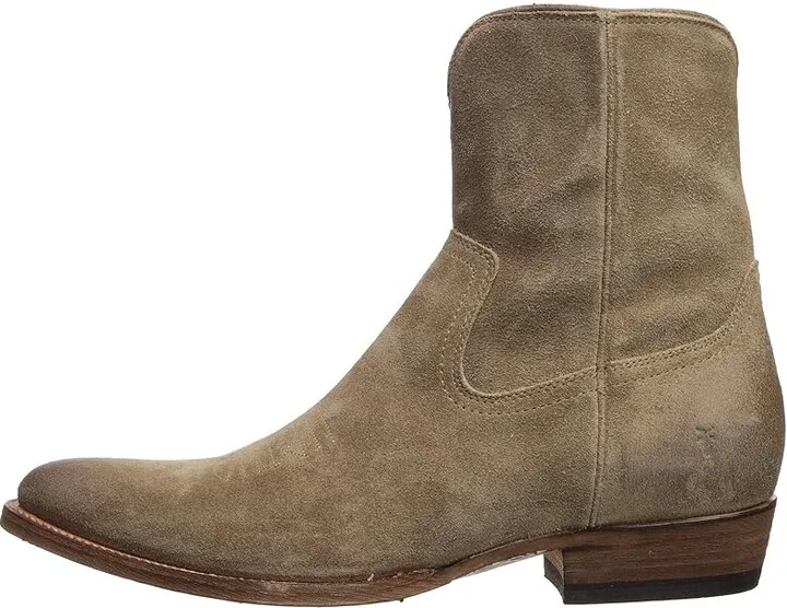 Frye Austin Inside Zip Men's Boots Dark Ash Oiled Suede : 9.5 D - Medium - Image 7