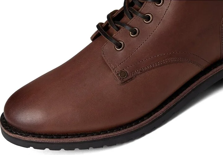 Frye Barrett Lace Up Men's Boots Cognac : 8.5 D - Medium, Leather - Image 2