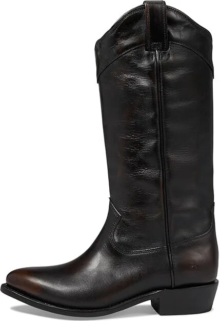 Frye Billy Daisy Pull On Women's Boots Black : 6.5 B - Medium, Leather - Image 5