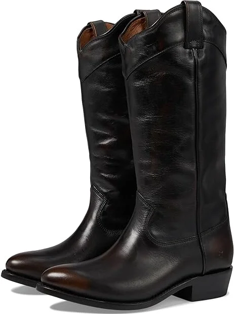 Frye Billy Daisy Pull On Women's Boots Black : 6.5 B - Medium, Leather