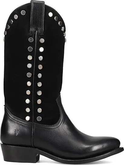 Frye Billy Pull-On Stud Women's Boots Black : 10 B - Medium, Leather - Image 7