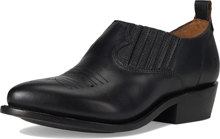 Frye Billy Shootie Women's Slip on Shoes Black : 7.5 B - Medium, Leather - Image 5