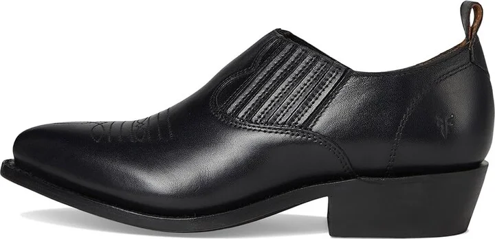 Frye Billy Shootie Women's Slip on Shoes Black : 7.5 B - Medium, Leather - Image 6